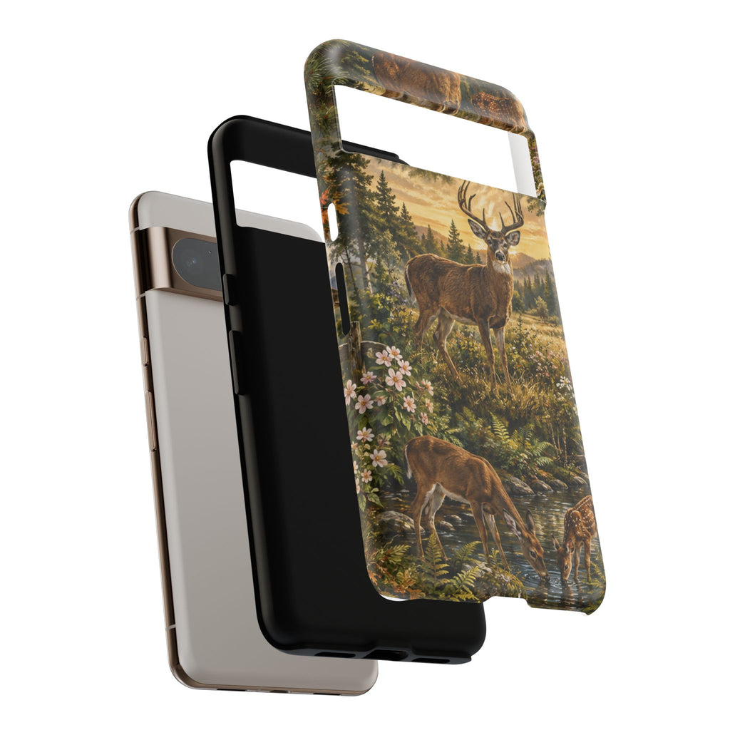 Deer Forest Phone Case — Woodland Bucks Nature iPhone Cover