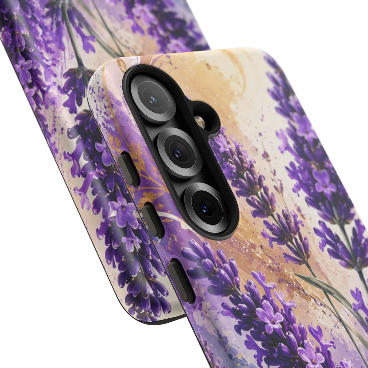 Lavender Bouquet Tough Phone Case — Protective Floral iPhone Case