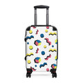 Memphis Retro Pattern Suitcase — 80s Geometric Carry-On