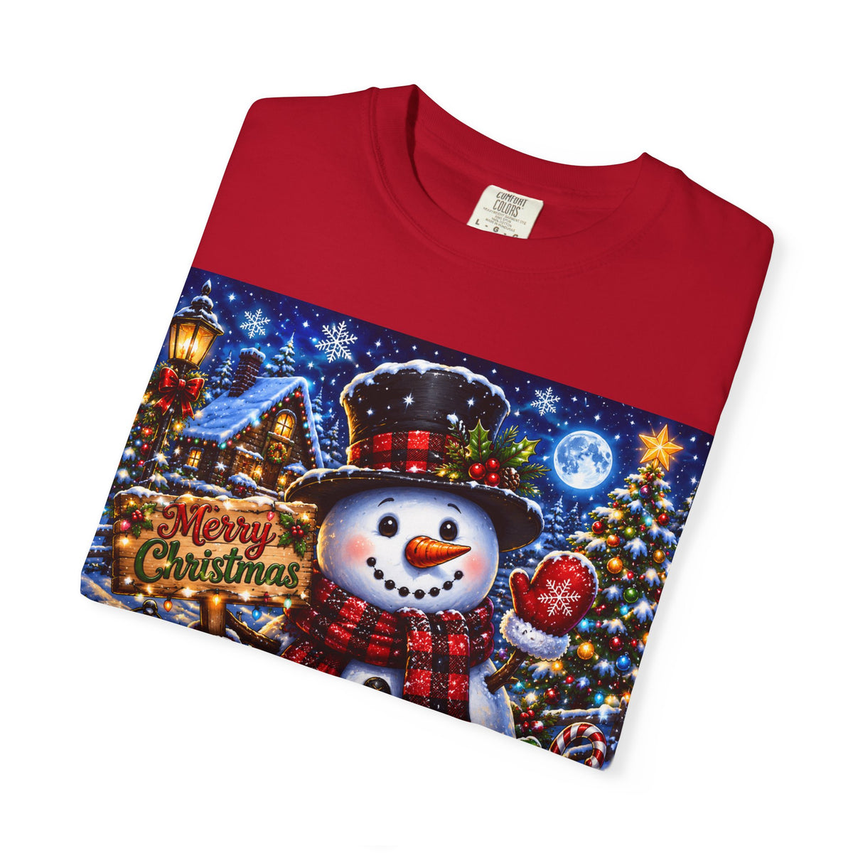 Christmas Snowman T-Shirt — Merry Christmas Holiday Graphic Tee