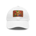 Pizza Addict Dad Hat with Leather Patch