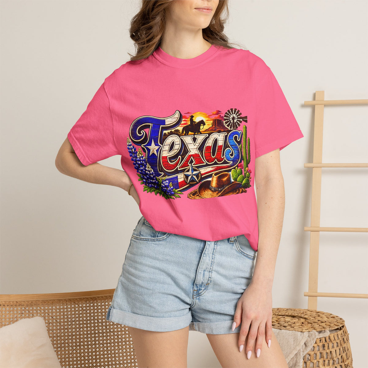 Texas Vintage Postcard T-Shirt | Lone Star State Roadtrip