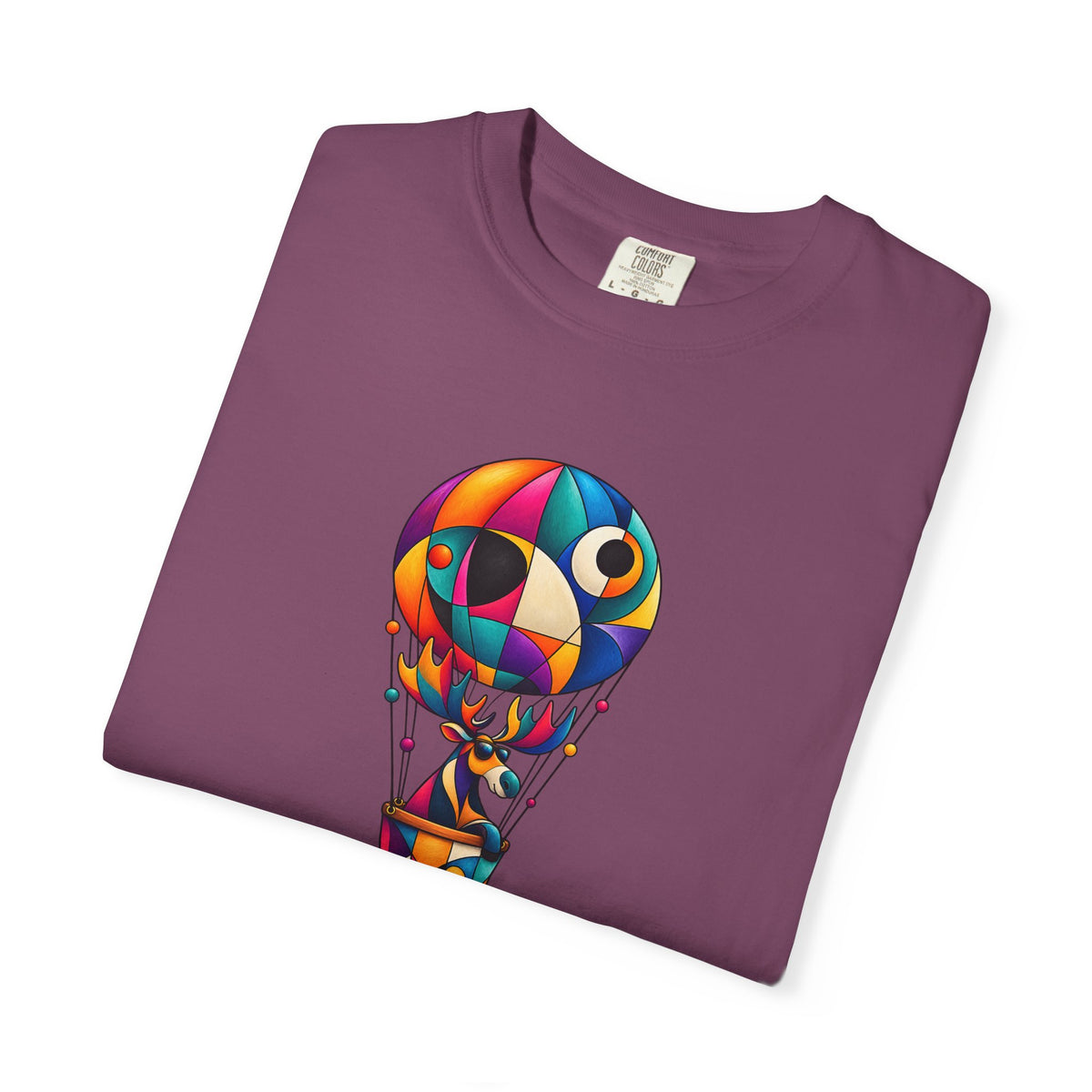 Hot Air Balloon Abstract Art T-Shirt