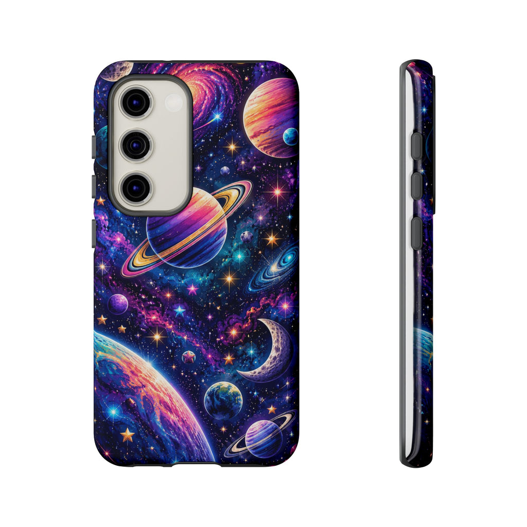 Colorful Galaxy Planets phone case | Tough Case