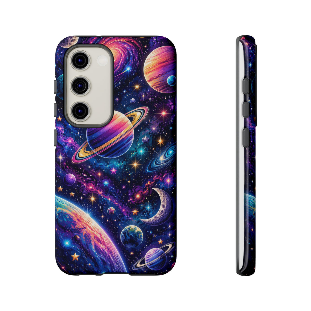 Colorful Galaxy Planets phone case | Tough Case