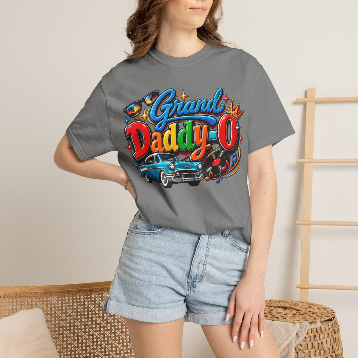 Grand Daddy-O Retro Car Graphic T-Shirt