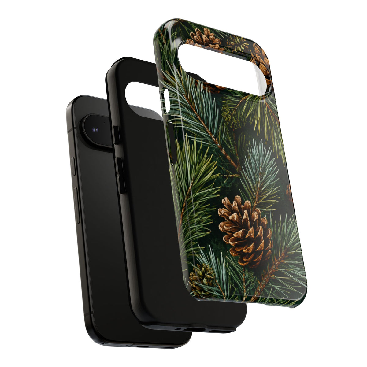 Pinecone Pines Phone Case — Festive Evergreen iPhone Cover