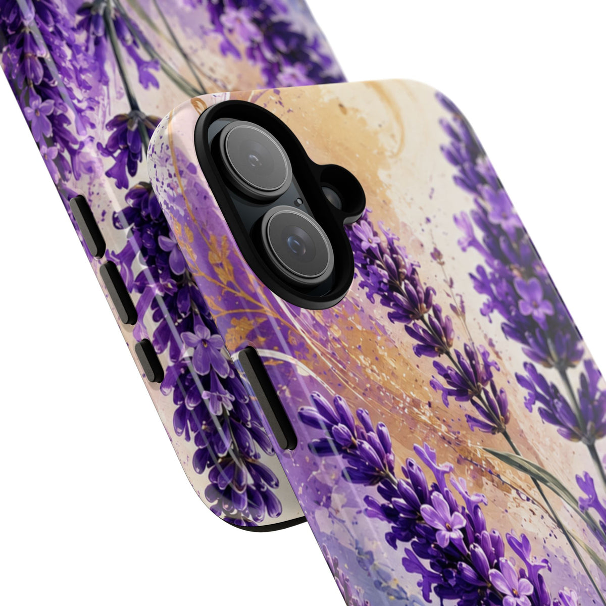 Lavender Bouquet Tough Phone Case — Protective Floral iPhone Case