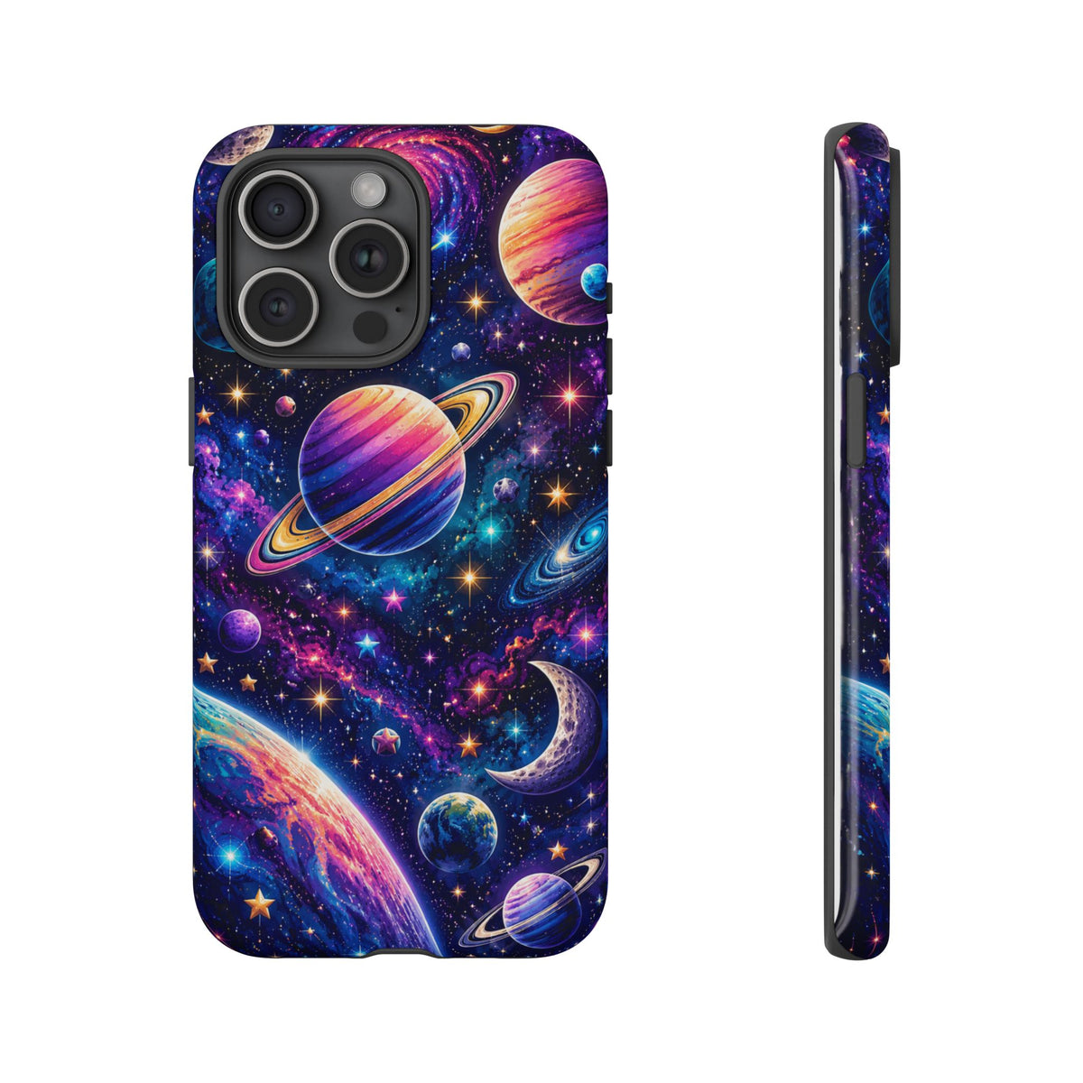 Colorful Galaxy Planets phone case | Tough Case