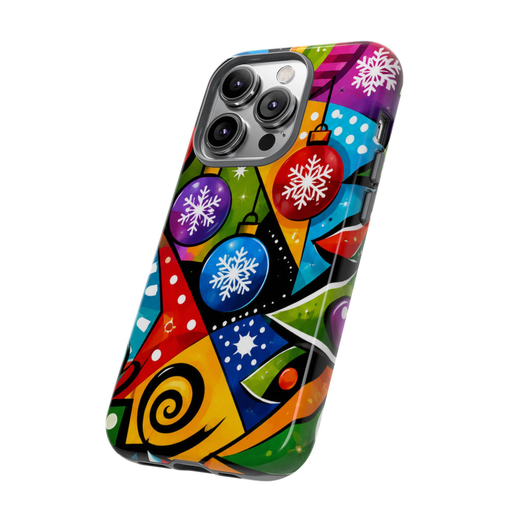 Holiday Ornament Phone Case — Colorful Festive Christmas Design