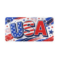 USA Flag Graphic Vanity Plate | Patriotic License Plate