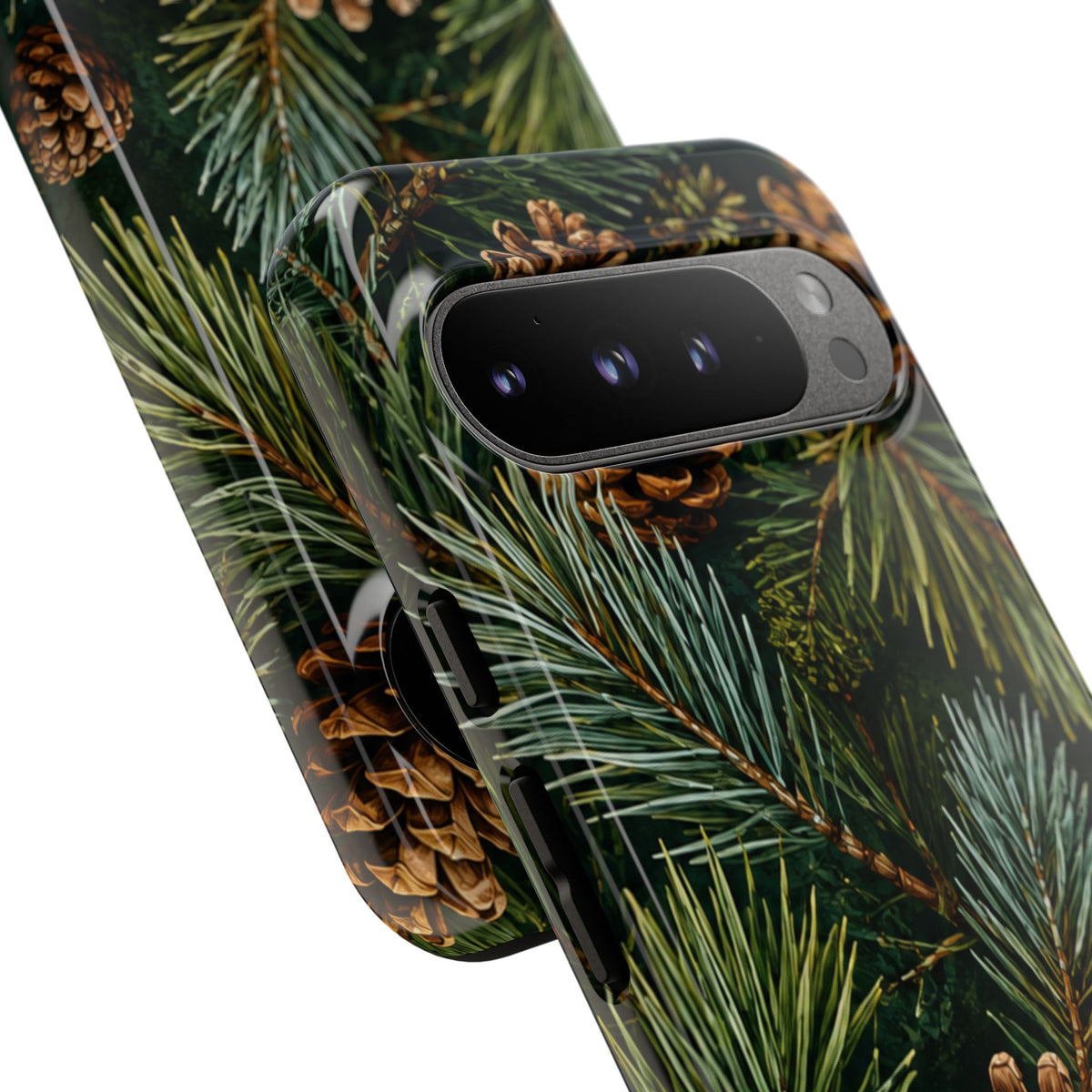 Pinecone Pines Phone Case — Festive Evergreen iPhone Cover