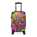 Floral Meadow Suitcase – Colorful Wildflower Rolling Luggage