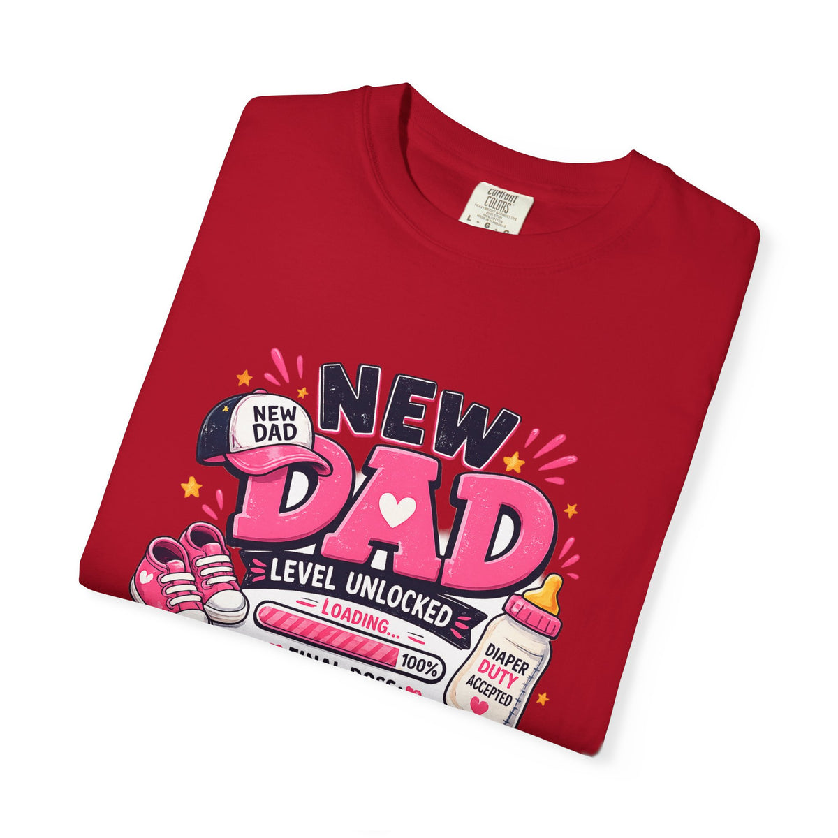 New Dad Level Unlocked T-shirt | Daddy to a Princess