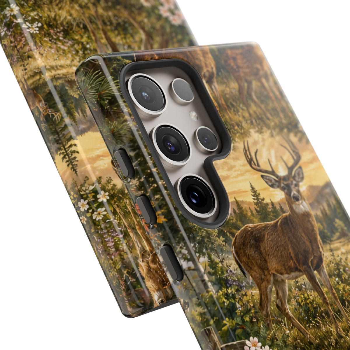 Deer Forest Phone Case — Woodland Bucks Nature iPhone Cover