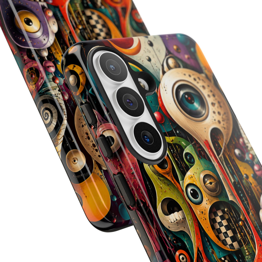 Surreal Monster Art Phone Case — Colorful Abstract Creature Design