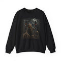 Zombie Graveyard Crewneck Sweatshirt – Horror Skeleton Graphic Pullover