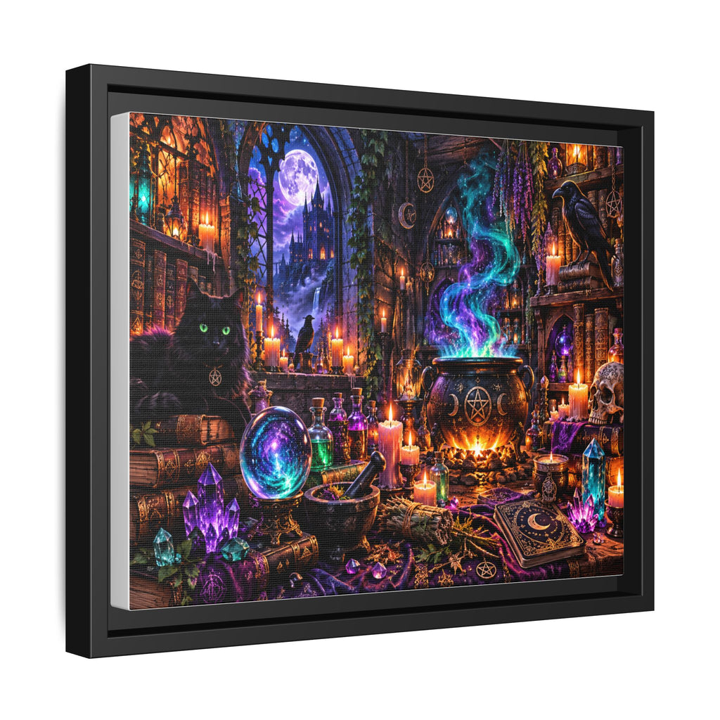 Mystic Witch’s Apothecary Matte Canvas Framed Art