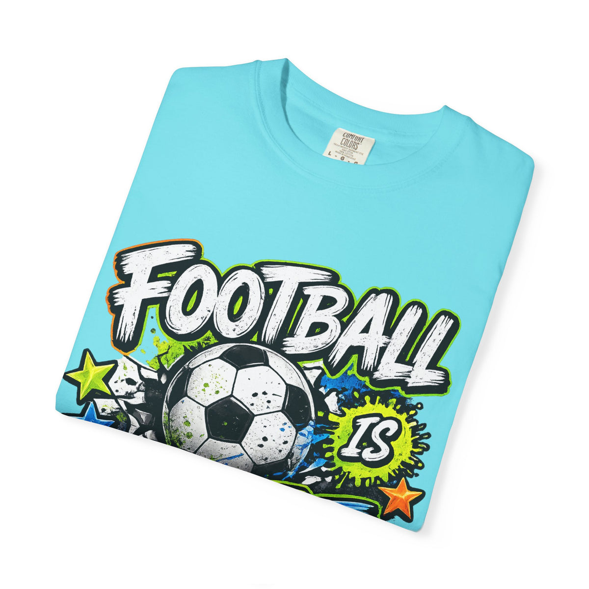 Football Is Life T-shirt | Soccer Ball Graphic Tee, Youth Sports