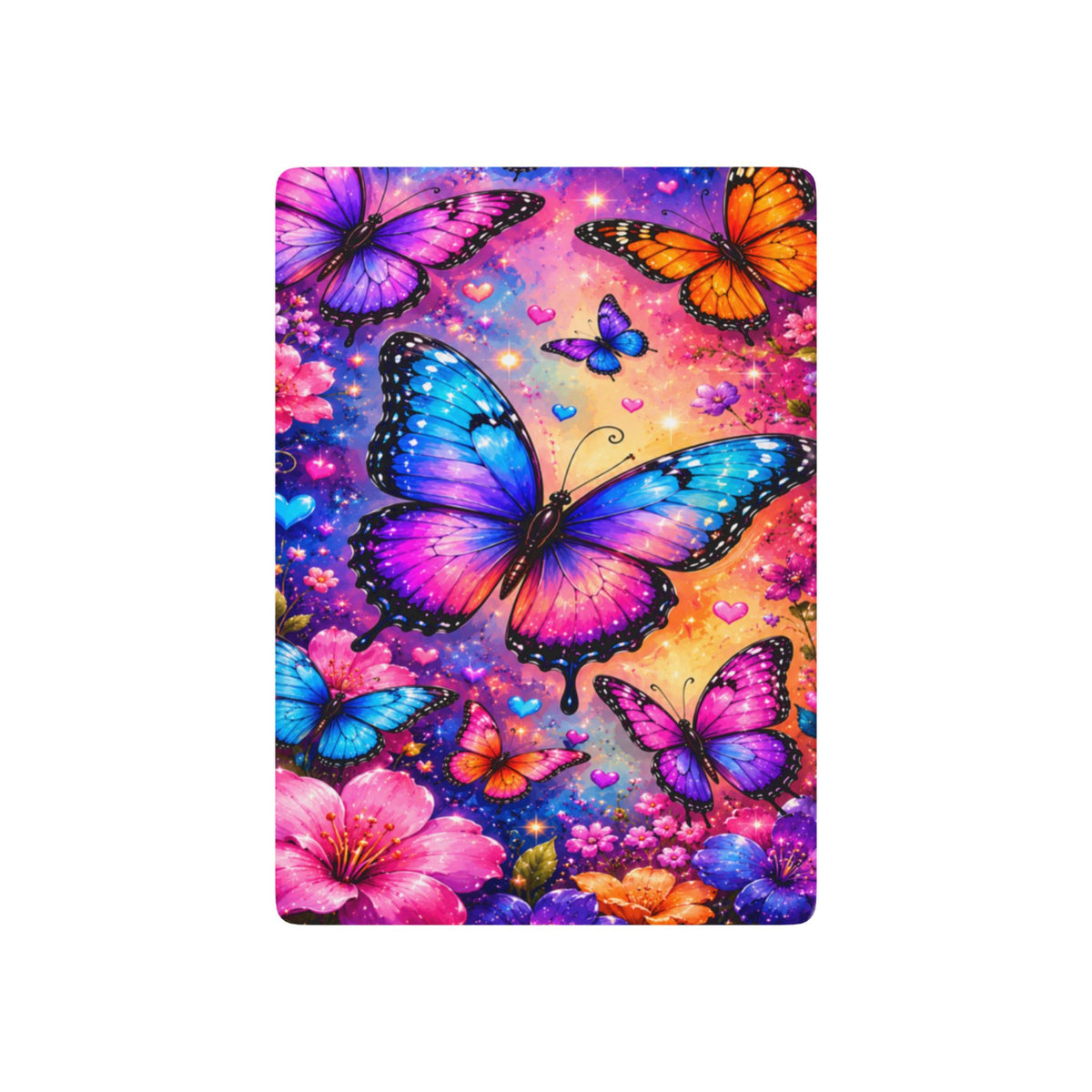Butterfly Poker Playing Cards – Vibrant Floral Deck, Standard Poker Size