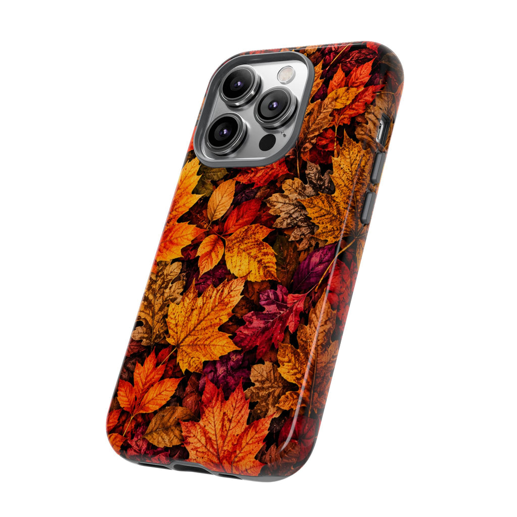Autumn Leaves Tough Phone Case — Fall Foliage Protective Cover