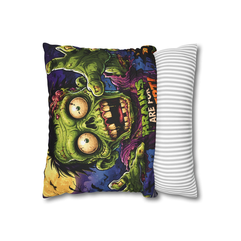 Zombie 'Brains are for Dessert' Decorative Pillowcase