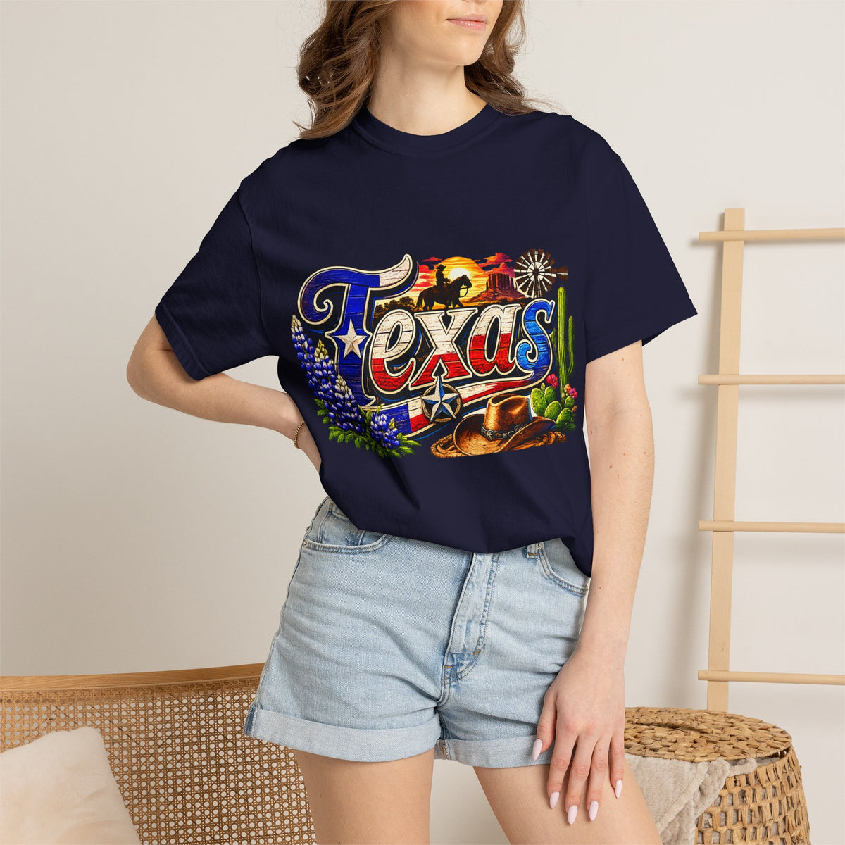 Texas Vintage Postcard T-Shirt | Lone Star State Roadtrip