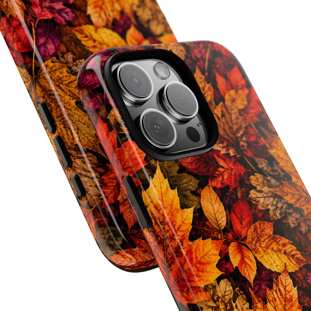 Autumn Leaves Tough Phone Case — Fall Foliage Protective Cover