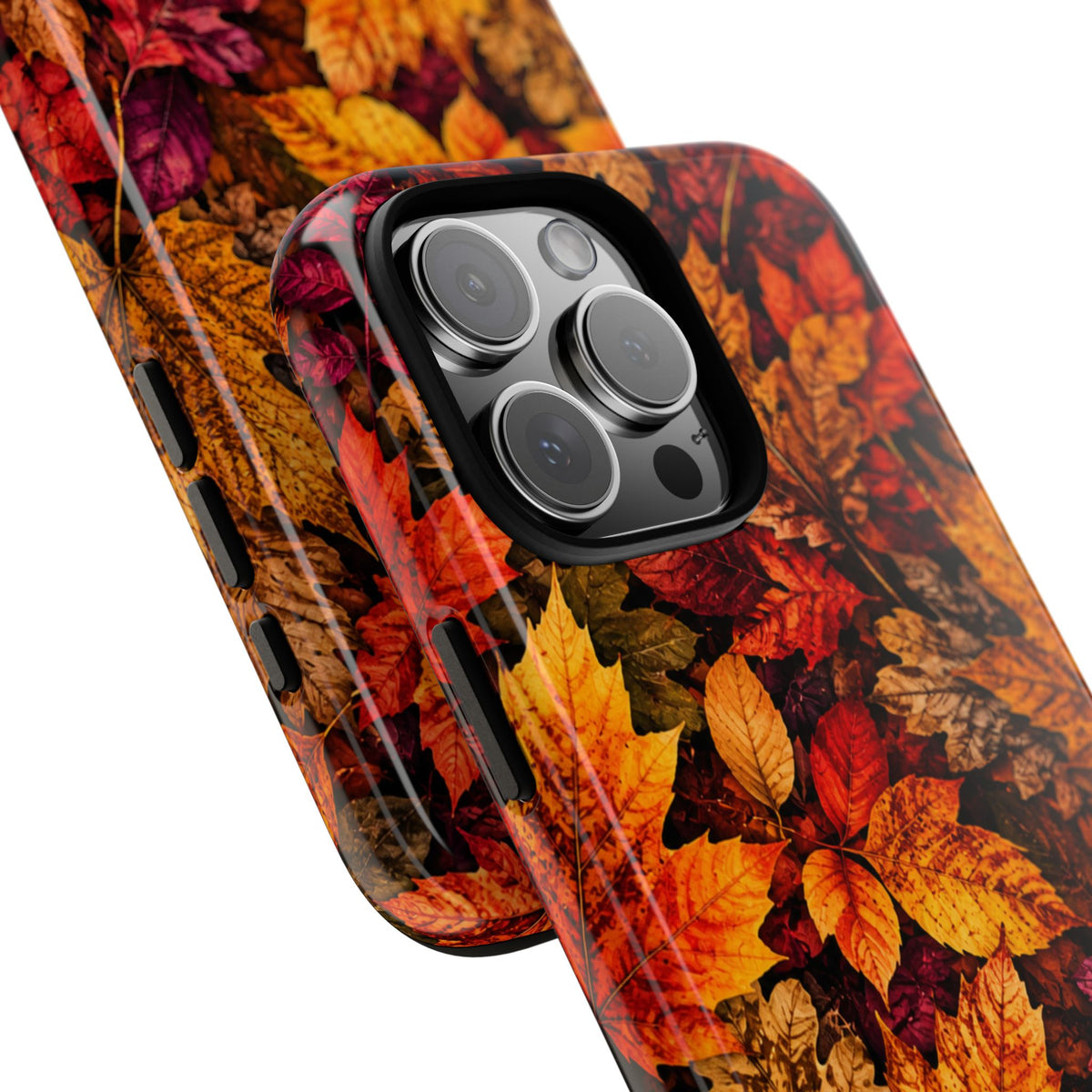 Autumn Leaves Tough Phone Case — Fall Foliage Protective Cover