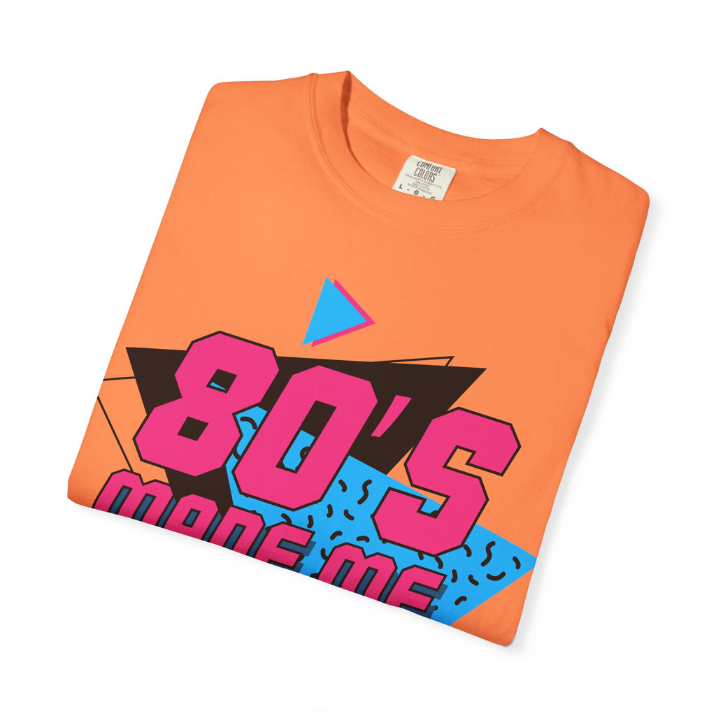 80's Made Me T-shirt | Retro 80s Neon Geometric Tee