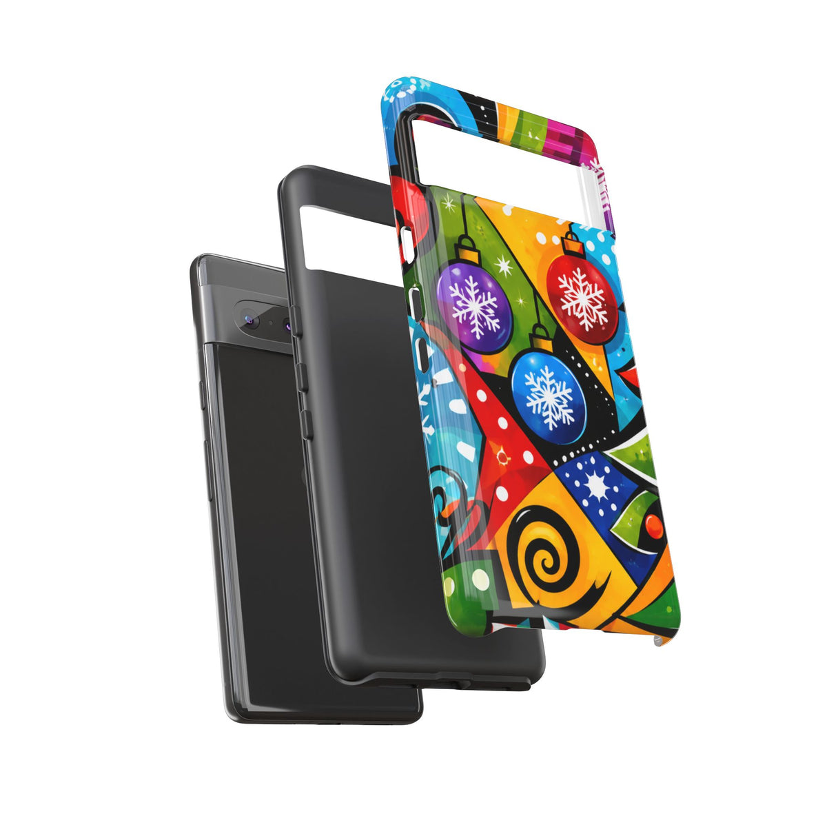 Holiday Ornament Phone Case — Colorful Festive Christmas Design