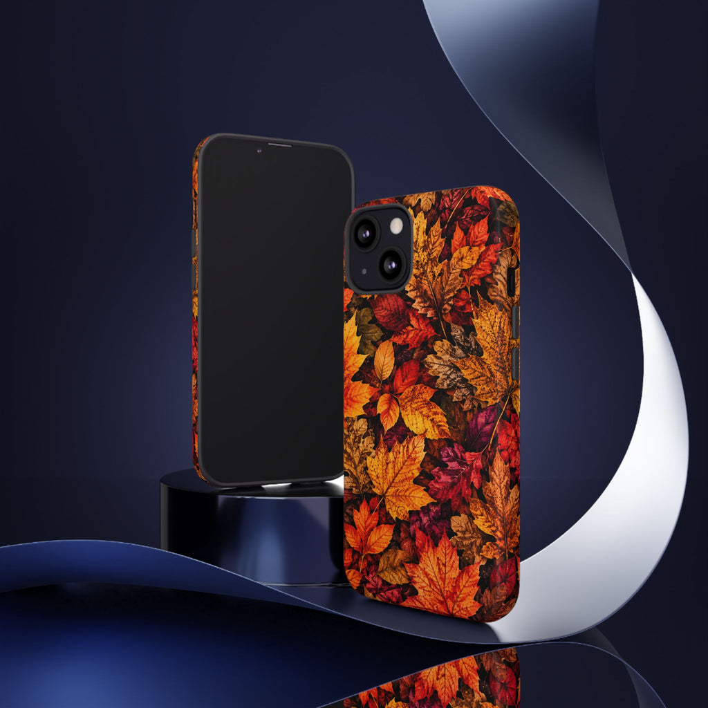 Autumn Leaves Tough Phone Case — Fall Foliage Protective Cover