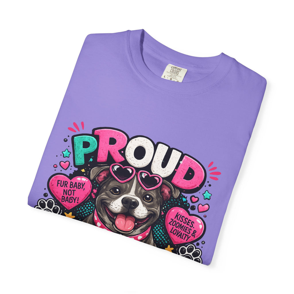Proud Pitbull Mom T-Shirt | Cute Pitbull Illustration