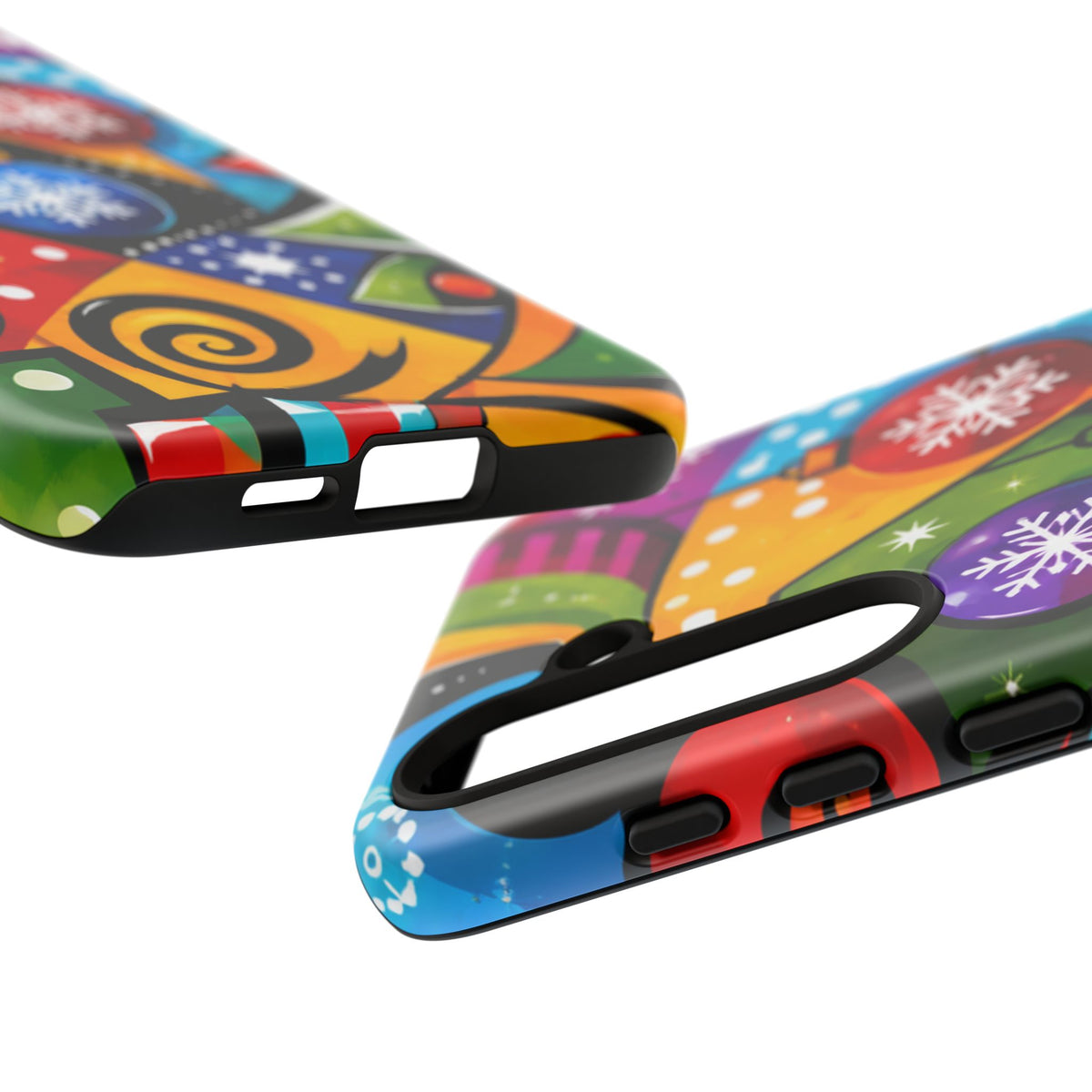 Holiday Ornament Phone Case — Colorful Festive Christmas Design