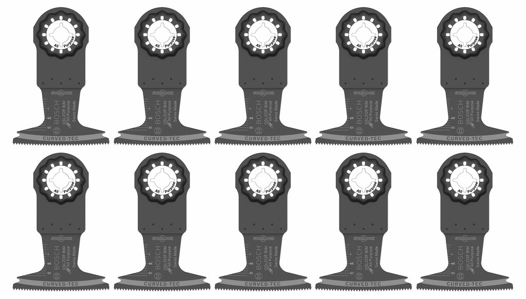 BOSCH OSL212F-10 2-1/2 In. Starlock® Oscillating Multi Tool Bi-Metal Plunge Cut Blade 10 pk.