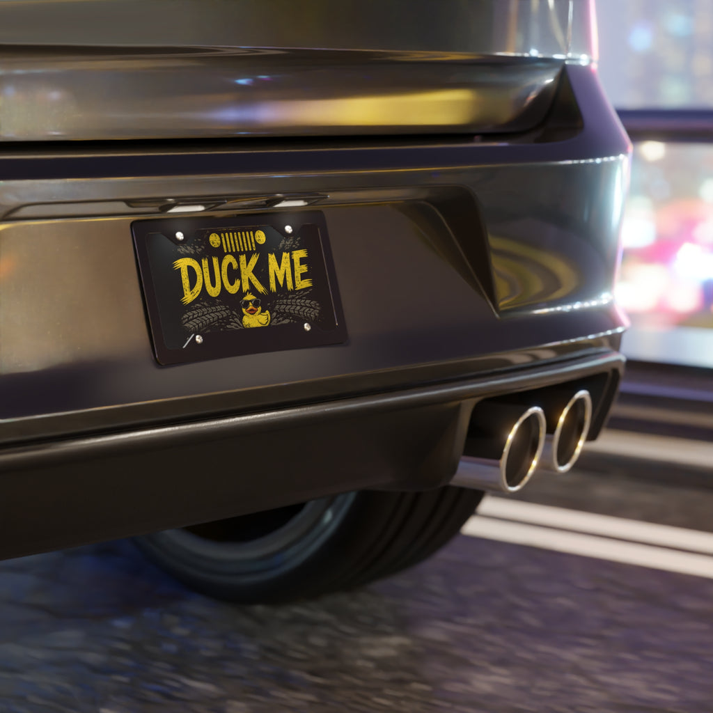 Duck Me vanity plate | Rubber Duck, Tire Tracks, Offroad Humor