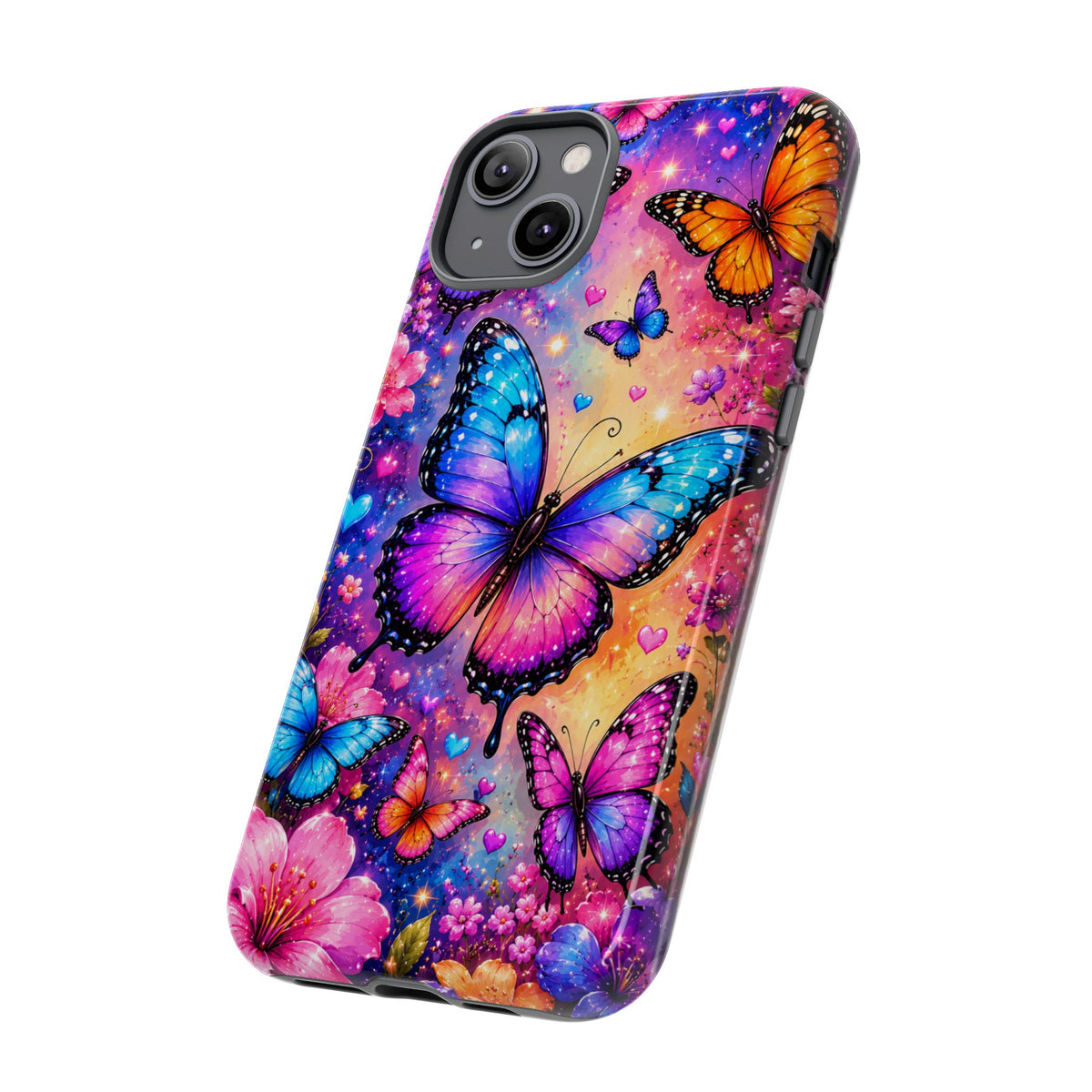 Colorful Butterfly Pattern Phone Case | Tough Cases