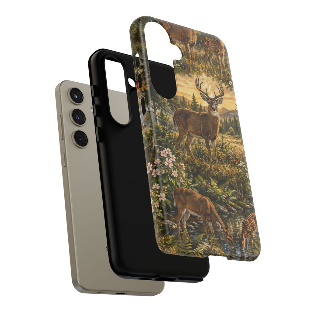Deer Forest Phone Case — Woodland Bucks Nature iPhone Cover