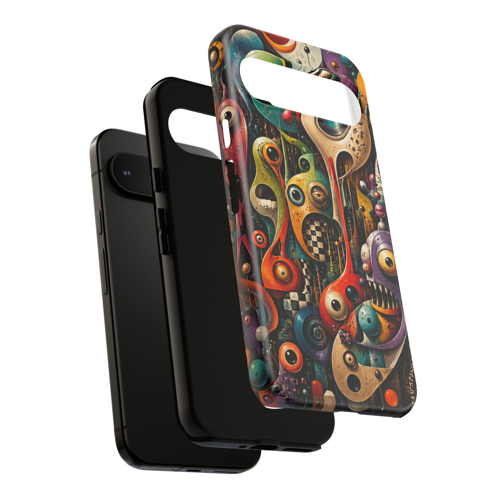 Surreal Monster Art Phone Case — Colorful Abstract Creature Design
