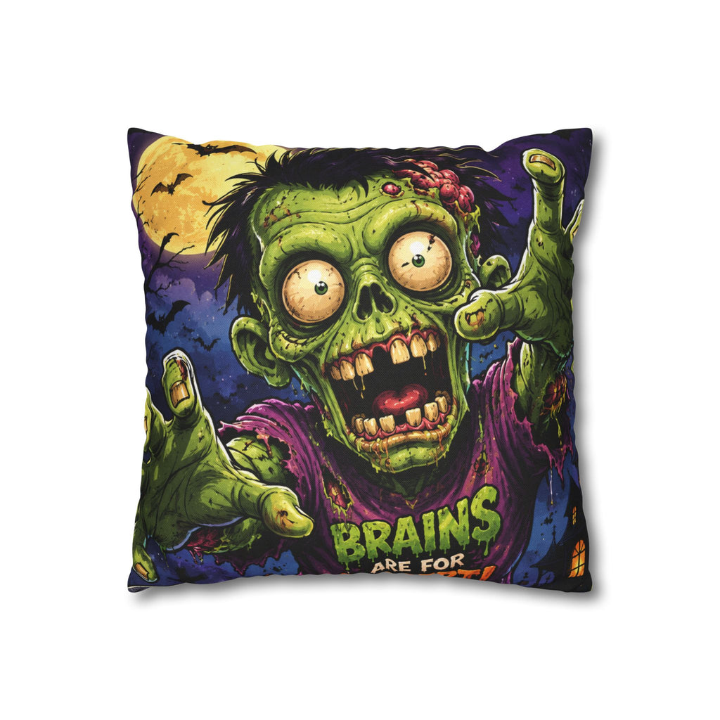 Zombie 'Brains are for Dessert' Decorative Pillowcase