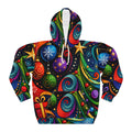 Colorful Christmas Tree Hoodie — Festive Holiday Ornament Pullover