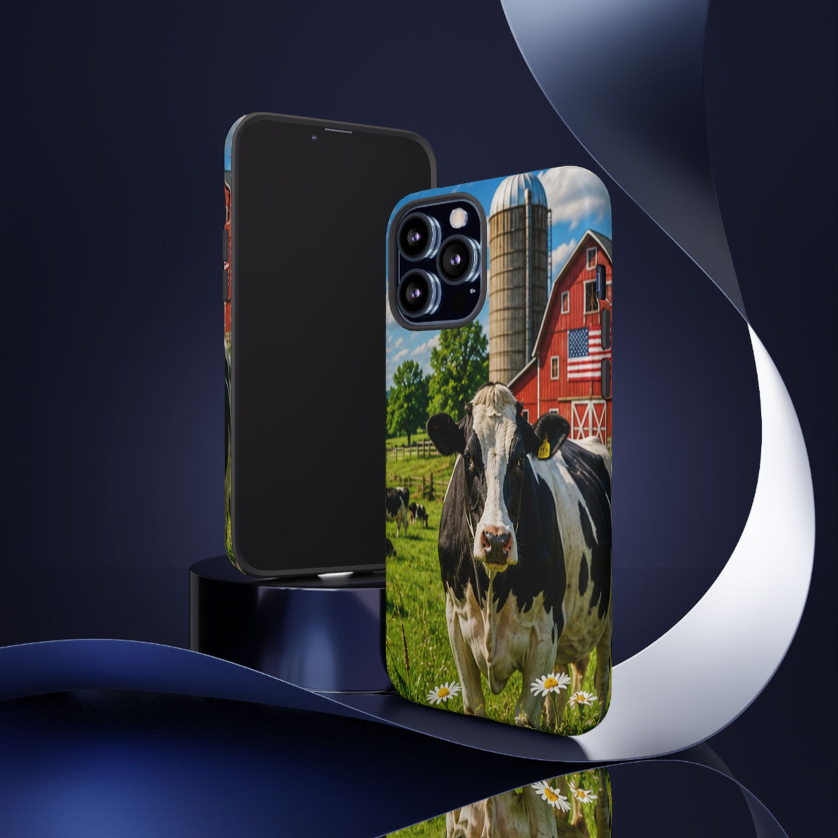 Cow Farm Phone Case — Rustic Barnyard iPhone Cover
