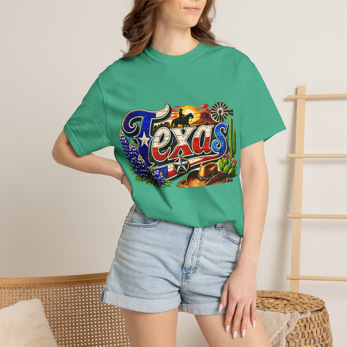 Texas Vintage Postcard T-Shirt | Lone Star State Roadtrip