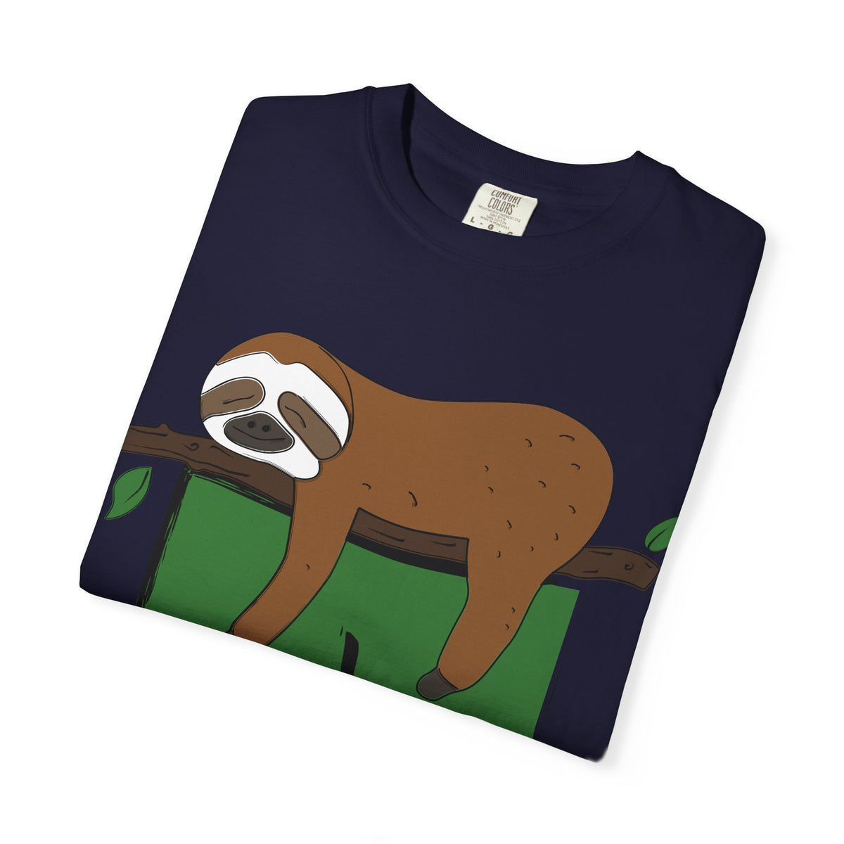 Sloth Pocket Tee — "Not Today" Lazy Sloth Graphic T-Shirt