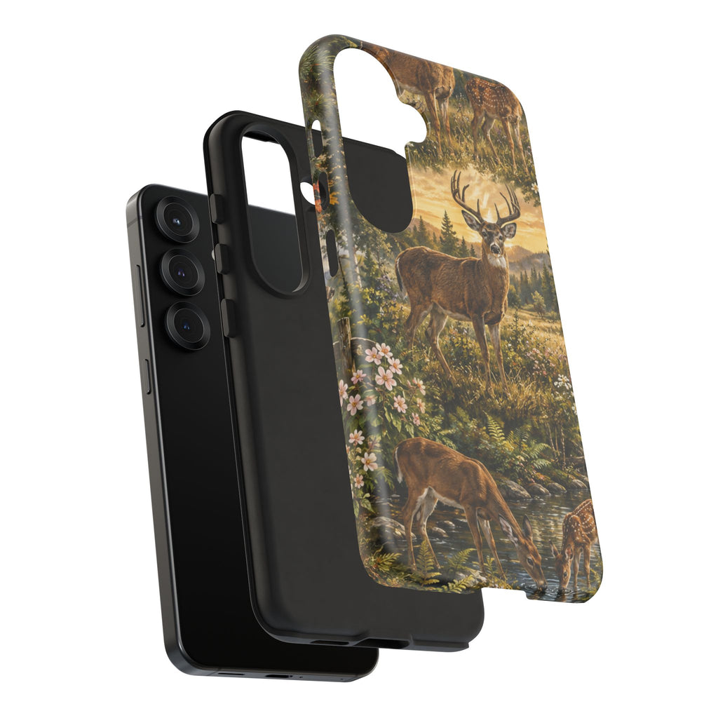 Deer Forest Phone Case — Woodland Bucks Nature iPhone Cover