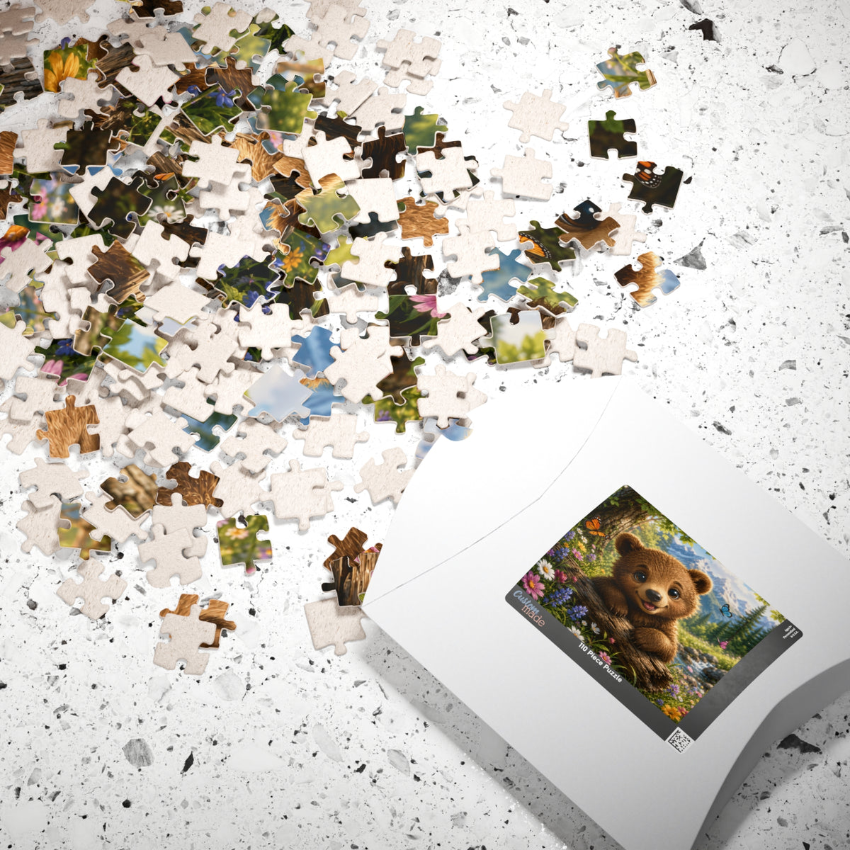 Cute Bear Puzzle – Scenic Forest Baby Bear Jigsaw (110–1014 Pieces)