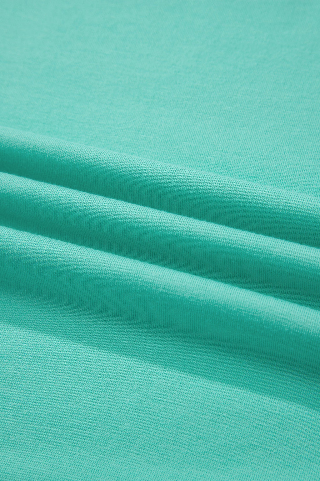 Solid Short Sleeve Crew Neck Tee
