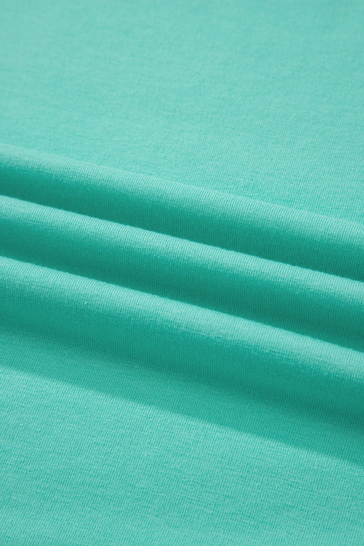 Solid Short Sleeve Crew Neck Tee