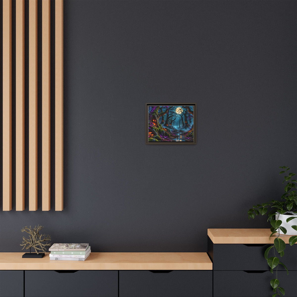 Matte Canvas, Framed (Multi-color)