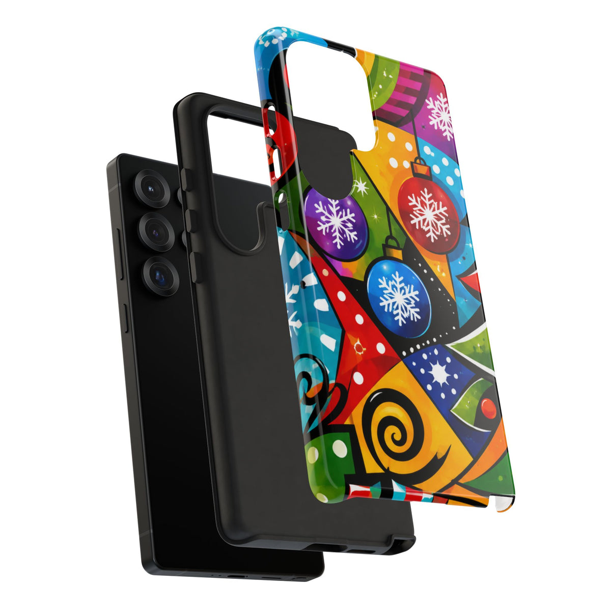 Holiday Ornament Phone Case — Colorful Festive Christmas Design